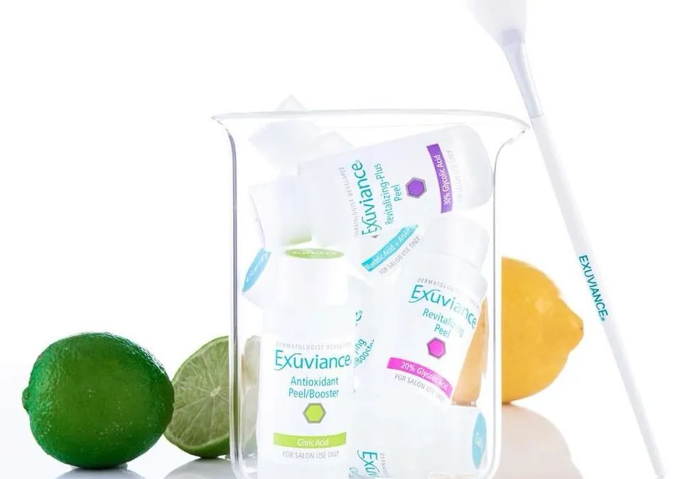 Exuviance peelingprodukter