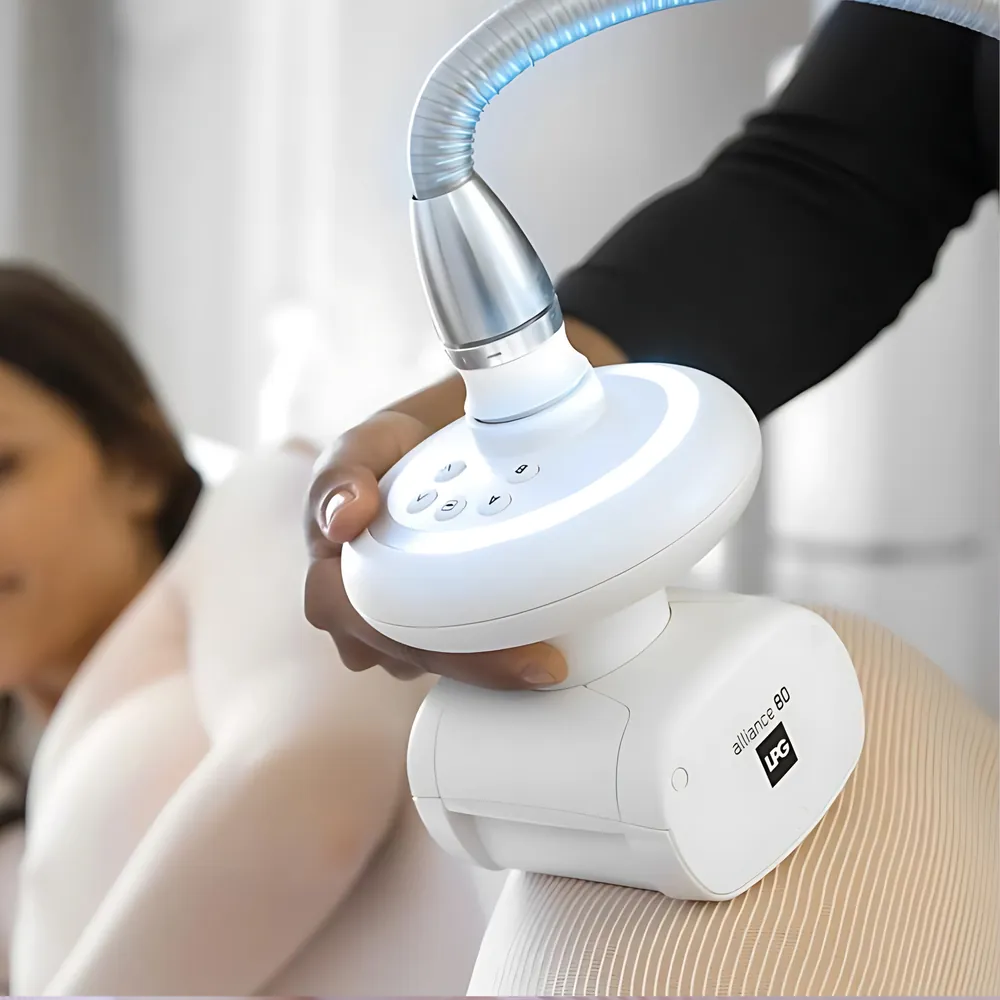 LPG-behandling med moderne apparat p&aring; l&aring;r