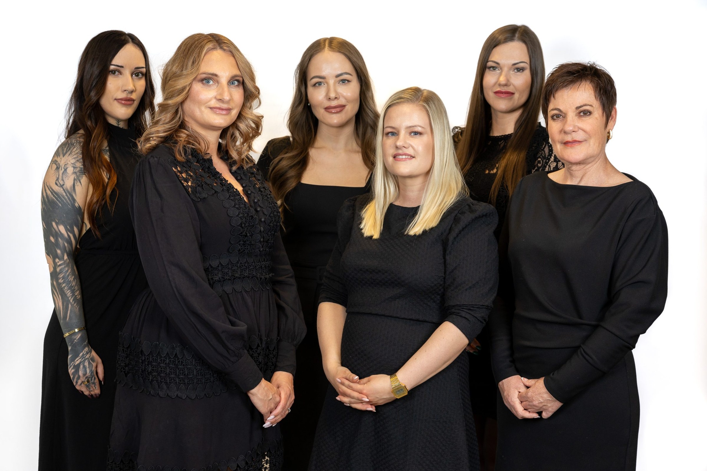 Teamet på SkinClinic samlet